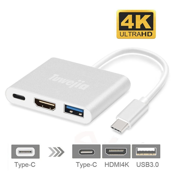  Adaptador USB C a HDMI, adaptador Qidoou tipo C