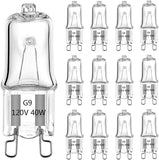 Bombillo G9 2 Pin Base Tipo JC, 120V T4 Bi-Pin 40W Xenon  Luz Cálida 2700K  Dimmable