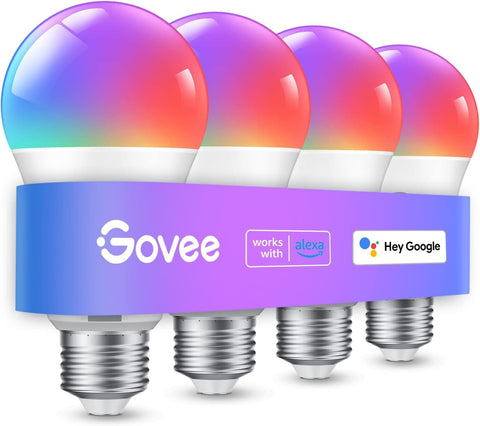 Bombillas inteligentes Govee compatibles con Alexa (Paquete de 4)