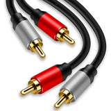 Cable 2RCA Macho a 2RCA Macho Audio y Video 3 Pies