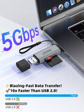 Lector de Tarjetas SD/MicroSD USB-C 3.0