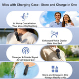 Micrófono de solapa inalámbrico mini para iPhone y Android